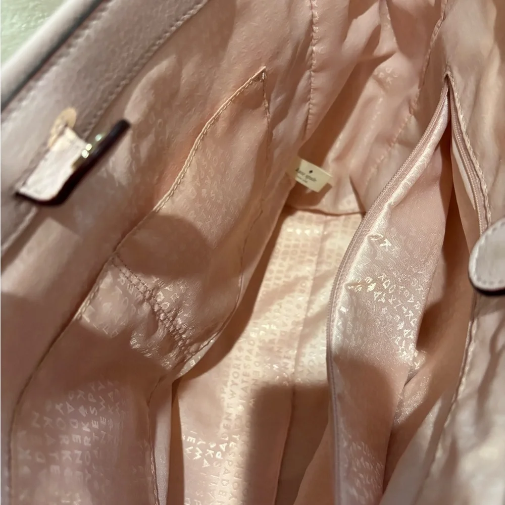 Kate Spade Blush Pink Tote with Bow Accent - Picture 5 of 16